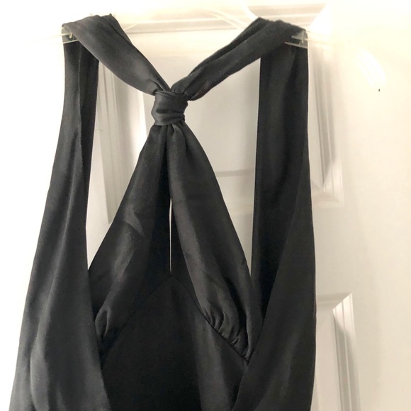 NWT: Full length, Banana Rep Monogram gown black. - Picture 5 of 8